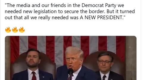 ‘LINE OF THE NIGHT’ Trump Brings the House Down Describing What Was Needed to Secure the Border