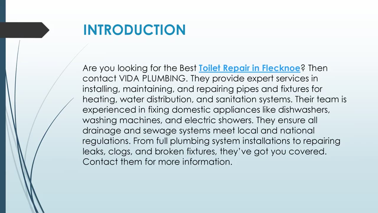 Best Toilet Repair in Flecknoe
