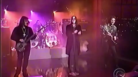 Black Sabbath Reunion, David Letterman 1998, 4K, pitch adjusted #davidletterman #blacksabbathrp