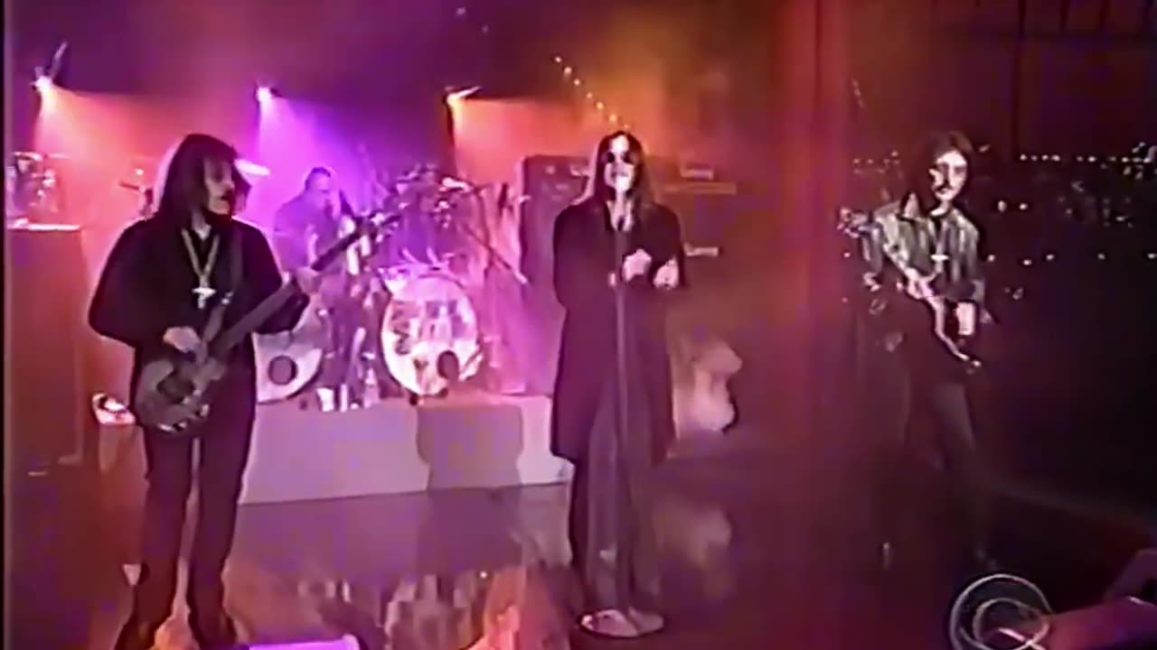 Black Sabbath Reunion, David Letterman 1998, 4K, pitch adjusted #davidletterman #blacksabbathrp