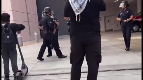 Rioters have gathered outside the hospital where TikTok influencer "Richard LA"