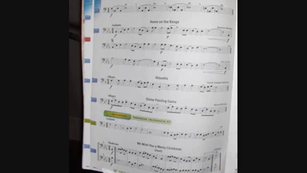 Trombone Method Page 26 of The Yamaha Advantage Book 1