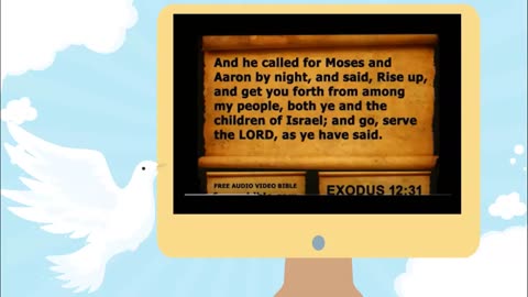 Audio Bible with KJV text Exodus Chapter 12