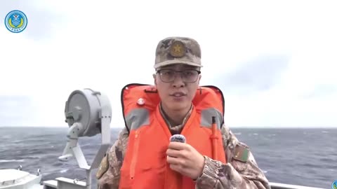 China on Monday released the first video of its “Justice Mission 2025” live-fire military