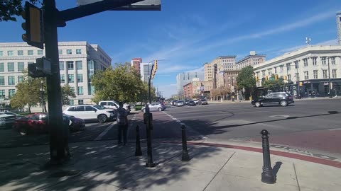 Salt Lake City Utah visit after Charlie Kirks death: Washington Square Park