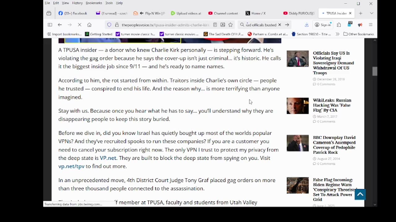 TPUSA Insider Admits Charlie Kirk Was Killed By ‘Traitors In His Inner Circle’