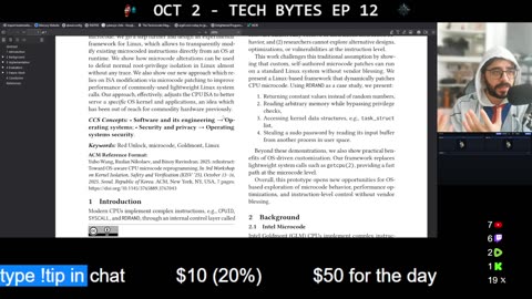 Tech Bytes EP 12 - dishwasher dialup cpu microcode