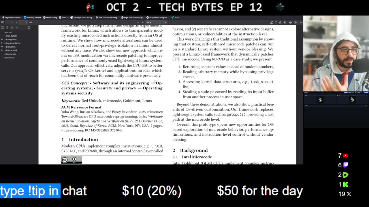 Tech Bytes EP 12 - dishwasher dialup cpu microcode