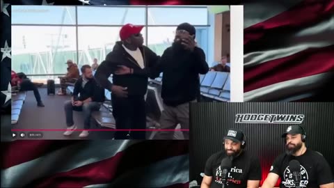 Black Fatigue gets dealt with at Airport after threatening White Woman!