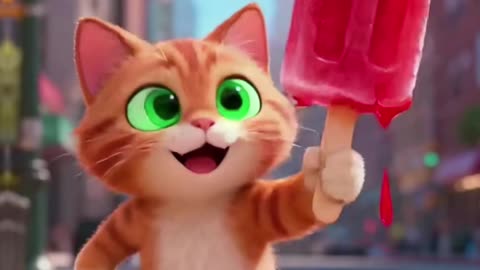 Este Gatito Quería un Helado...
