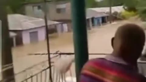 Heavy Flooding In Cueto, Holguín Province, Cuba, 10/29/2025