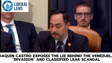 Joaquin Castro Exposes the Lie Behind the Venezuela ‘Invasion’ and Classified Leak Scandal