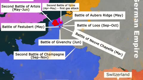 K WWI – German Empire vs Allies (France, British Empire) — Western Front 1915 vs 1916