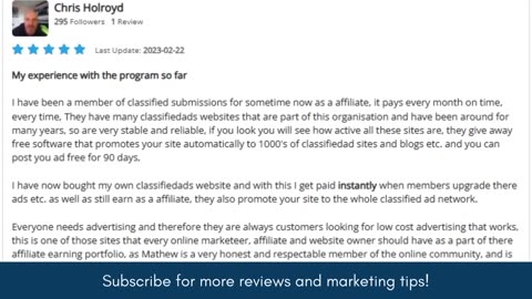 Classifiedsubmissions.com Reviews