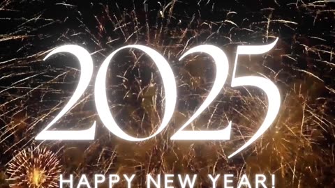 Happy New Year 2025 Status Video Fireworks 2025