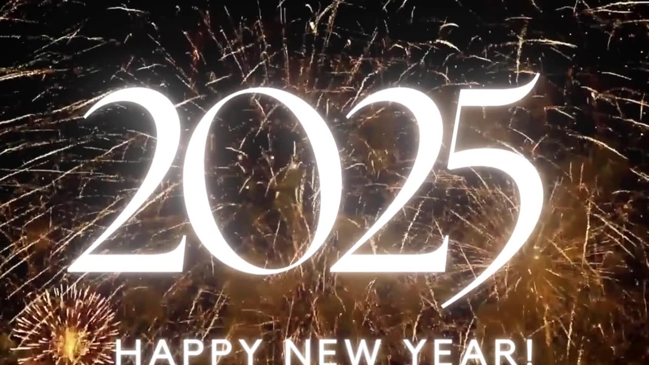 Happy New Year 2025 Status Video Fireworks 2025