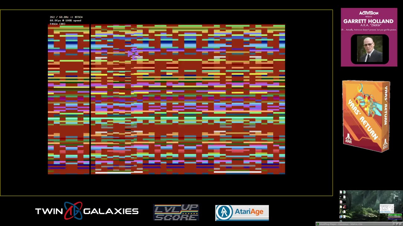 Atari 2600 EMU - Yars' Return - Game 2 X/X - 2,000,165