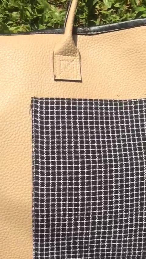 Mithlabs Haura Women Ethnic Tote Bag, Perfect Large Synthetic Leather Bag for College & Office Use