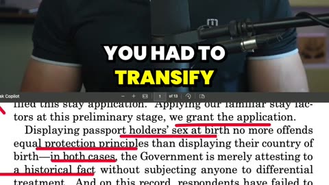 Supreme Court Lets Trump List BIRTH SEX on Passports