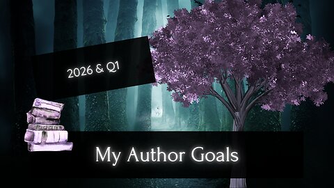 My 2026 Author Goals