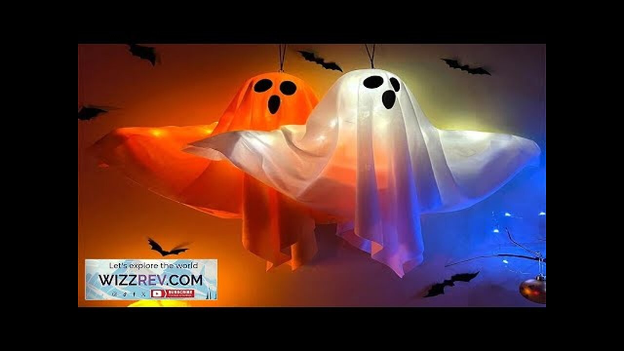 Halloween Party LED Glow Ghost Home Indoor Outdoor Decoration Supplies 2024 Haunted Review