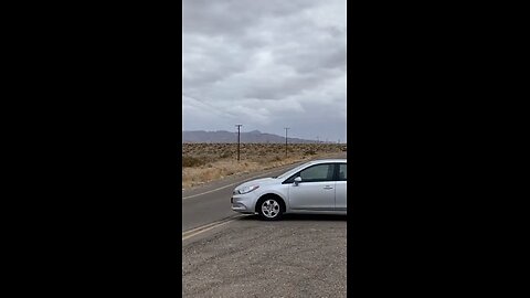 Car explodes on the side of the road