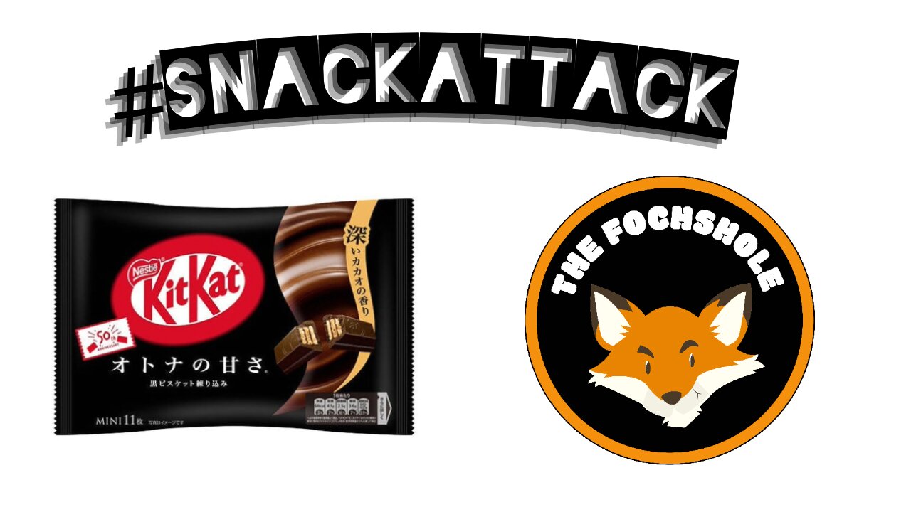 Kit Kat Black From Japan Review #SnackAttack