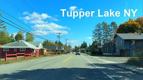 Tupper Lake NY - Driving through Town | 4K USA Drive