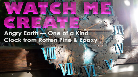 Angry Earth – When Rotten Wood Met Epoxy and Chose Its Own Shape | Creative Process with Reflections