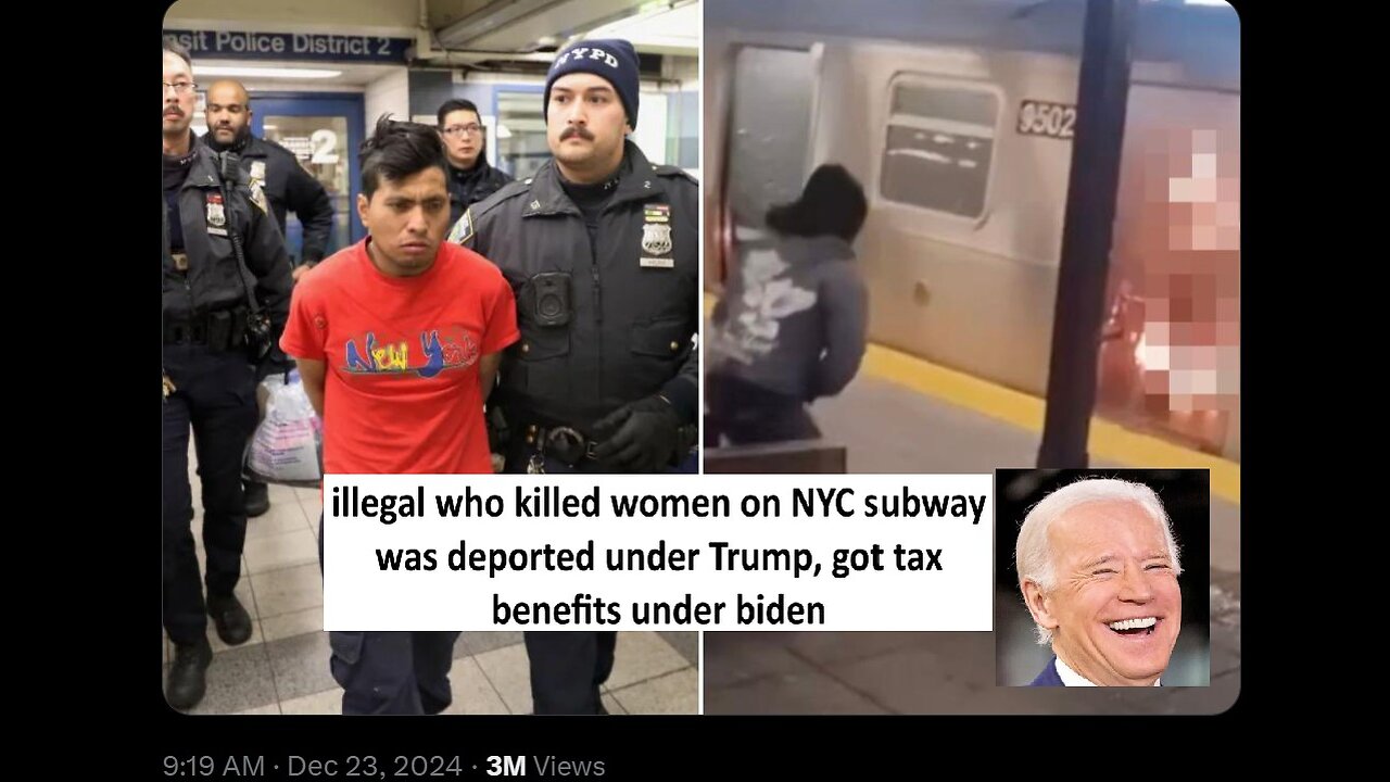 illegal who burned women on NYC subway was deported by Trump previously