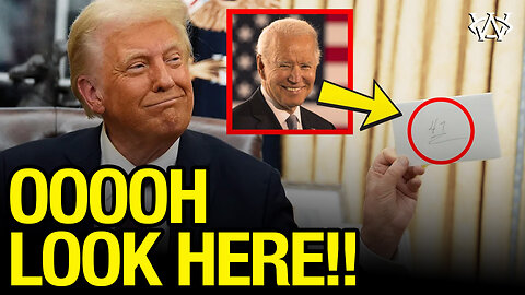 REVEALED: Trump Discovers Letter Biden Left Him and Releases It!