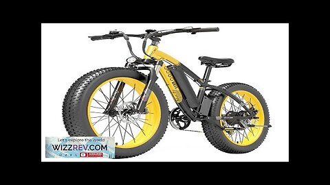 US DIRECT GOGOBEST GF600 48V 13AH 1000W Electric Bicycle 26*4.0 Inch 110KM Review