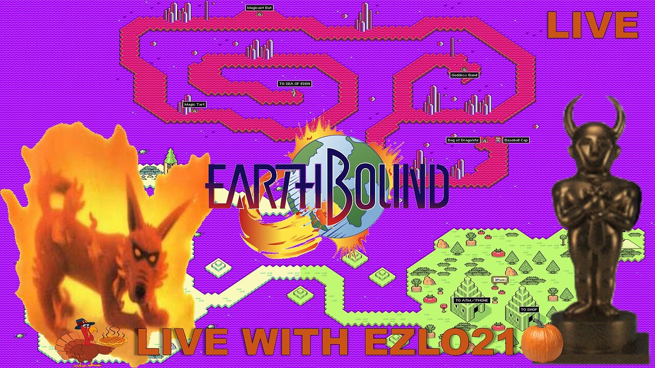 🦃 EZLOGiving Day 7: Earthbound | Live with EZLO21 🍂