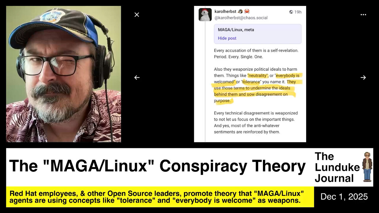 The "MAGA/Linux" Conspiracy Theory