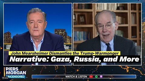 John Mearsheimer Explains Why Trump Is NOT a Warmonger Gaza, Russia & Global Conflict Unveiled