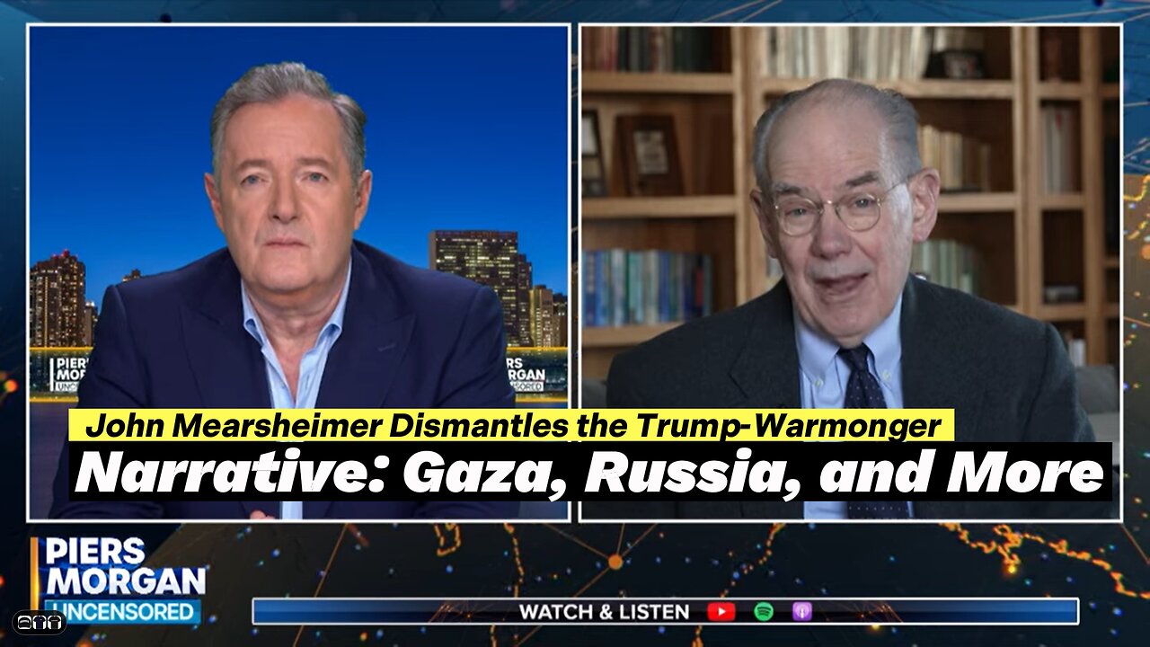 John Mearsheimer Explains Why Trump Is NOT a Warmonger Gaza, Russia & Global Conflict Unveiled