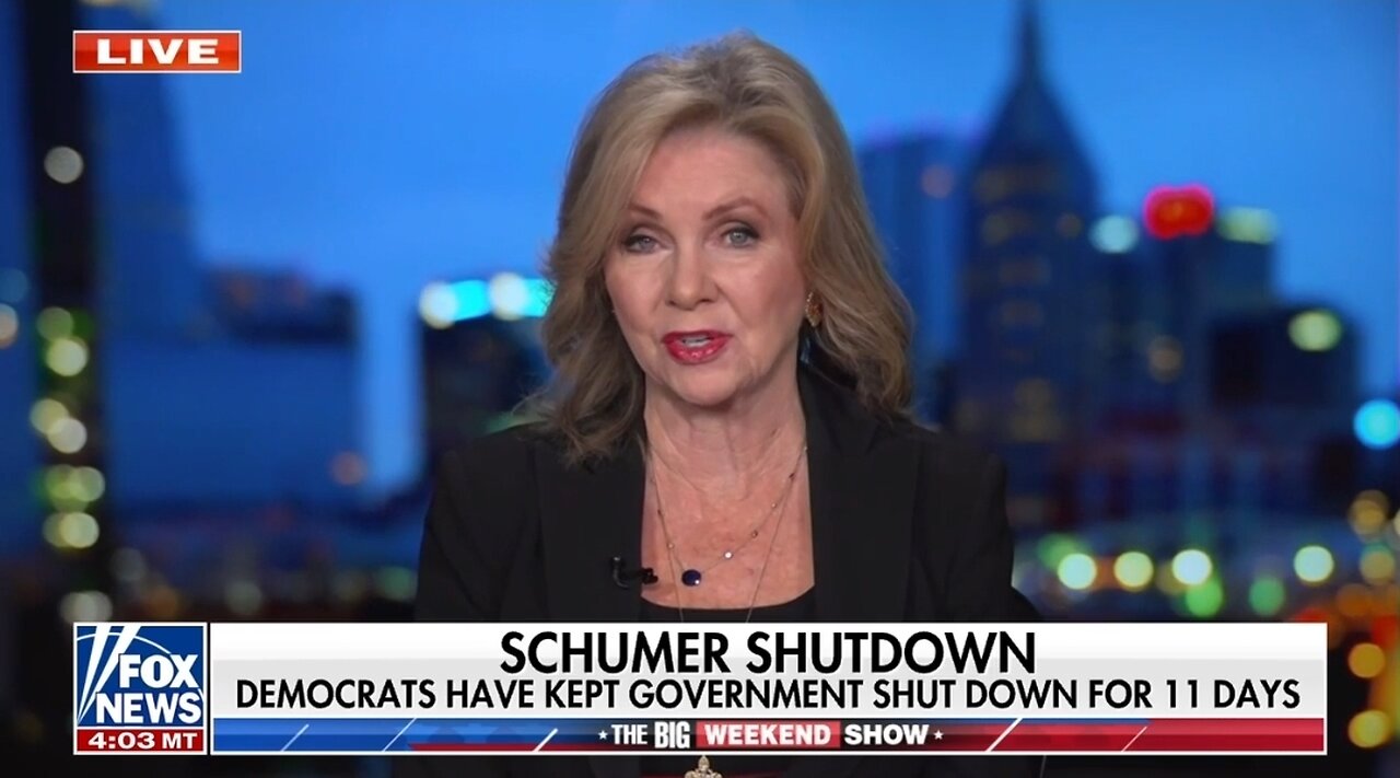 Sen Blackburn: Schumer Was PLANNING Shutdown In A War Room