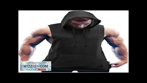 COOFANDY Men's Workout Hooded Tank Tops Bodybuilding Muscle Cut Off T Shirt Review