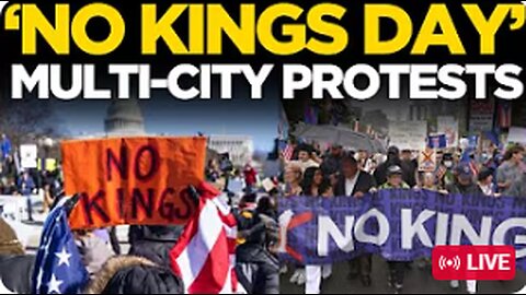 Nationwide Unrest on ‘No Kings Day’ | LIVE No King Protest Footage | No King Protest NYC | US News