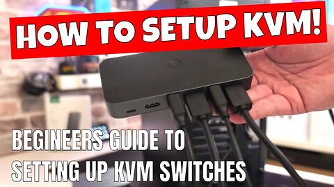 How To Setup And Use A KVM For Beginners - UGREEN CM664 KVM Switch