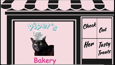 Time to Visit Piper the Cat's Bakery - My Adopted Shelter Cat Vlog