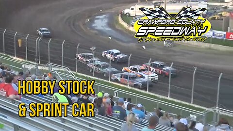 Hobby Stock & Sprint Car | Crawford County Speedway | 7-16-2021