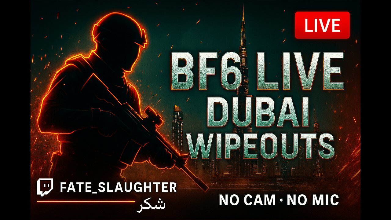 “BF6 LIVE from Dubai 🌆 | Squad Wipes & Chaos”