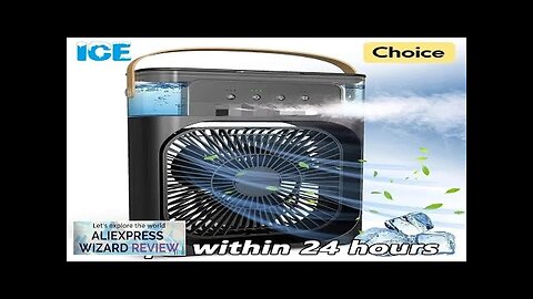 Portable Air Conditioner Fan Mini Evaporative Air Cooler with 7 Colors LED Review