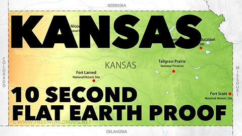10 Second Flat Earth Proof - Kansas