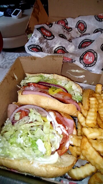 Lunch, Happy's Pizza, Cherry Hill Rd, Dbn Hgts, MI, 11/5/25