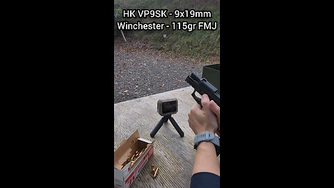 [Chrono] (9x19mm) HK VP9SK - Winchester 115gr FMJ