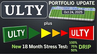ULTY Portfolio Update for Oct 24, 2025 | New Updated 18 Month Stress Test!