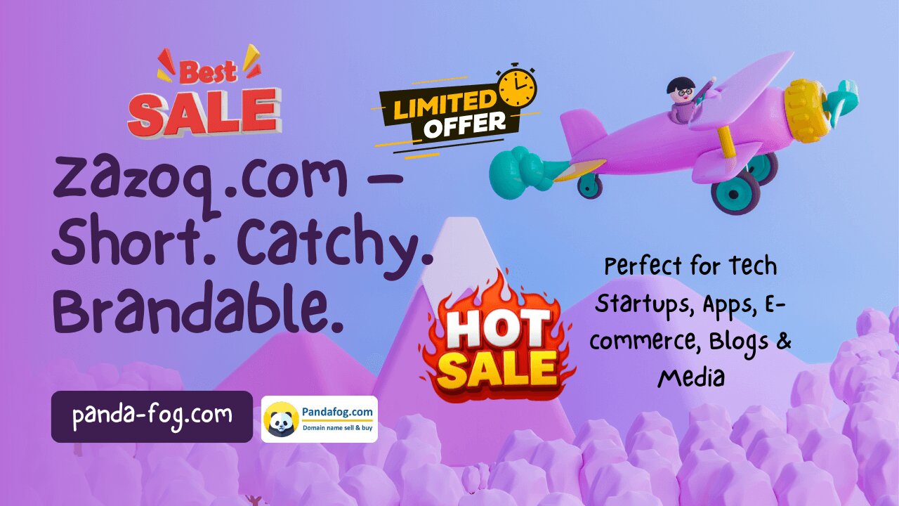 Zazoq.com – Short. Catchy. Brandable.