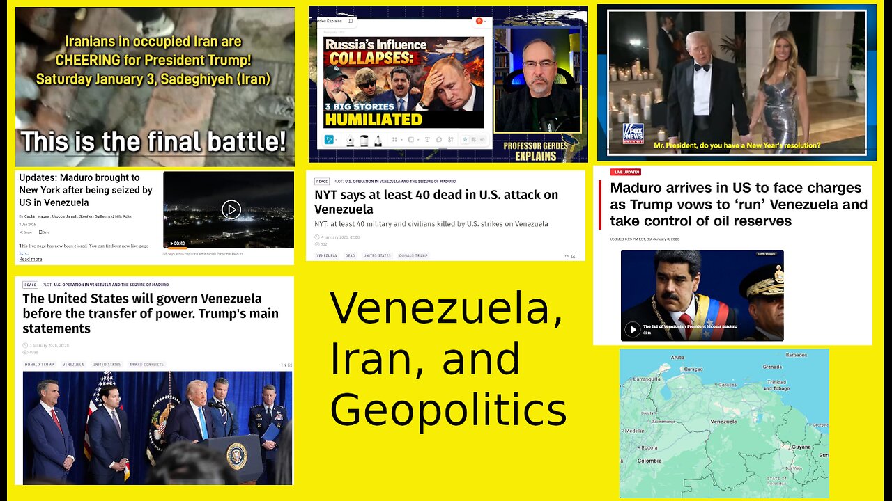 Venezuela, Iran, and Geopolitics